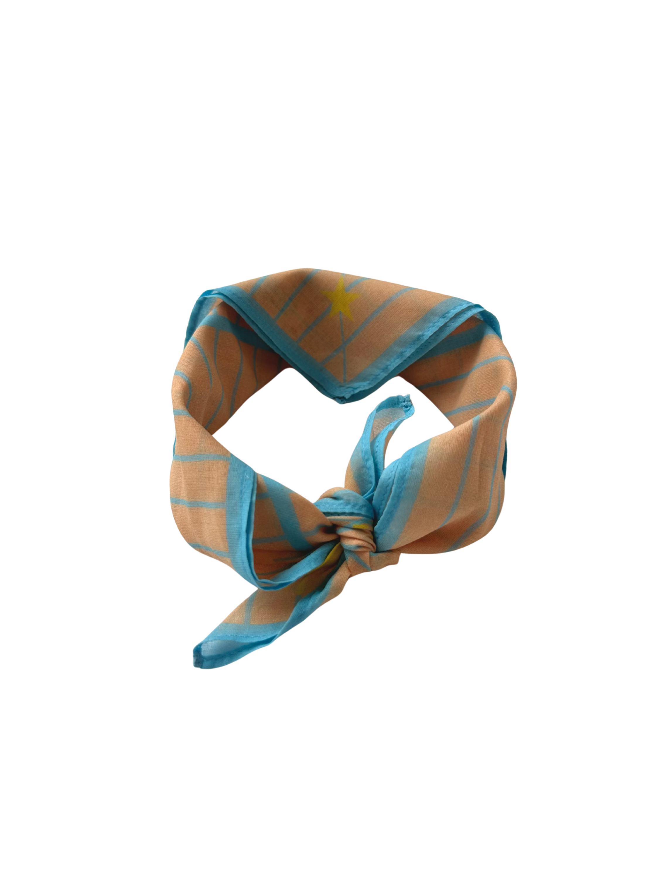 Kids Bandana - Starry Nights. blue