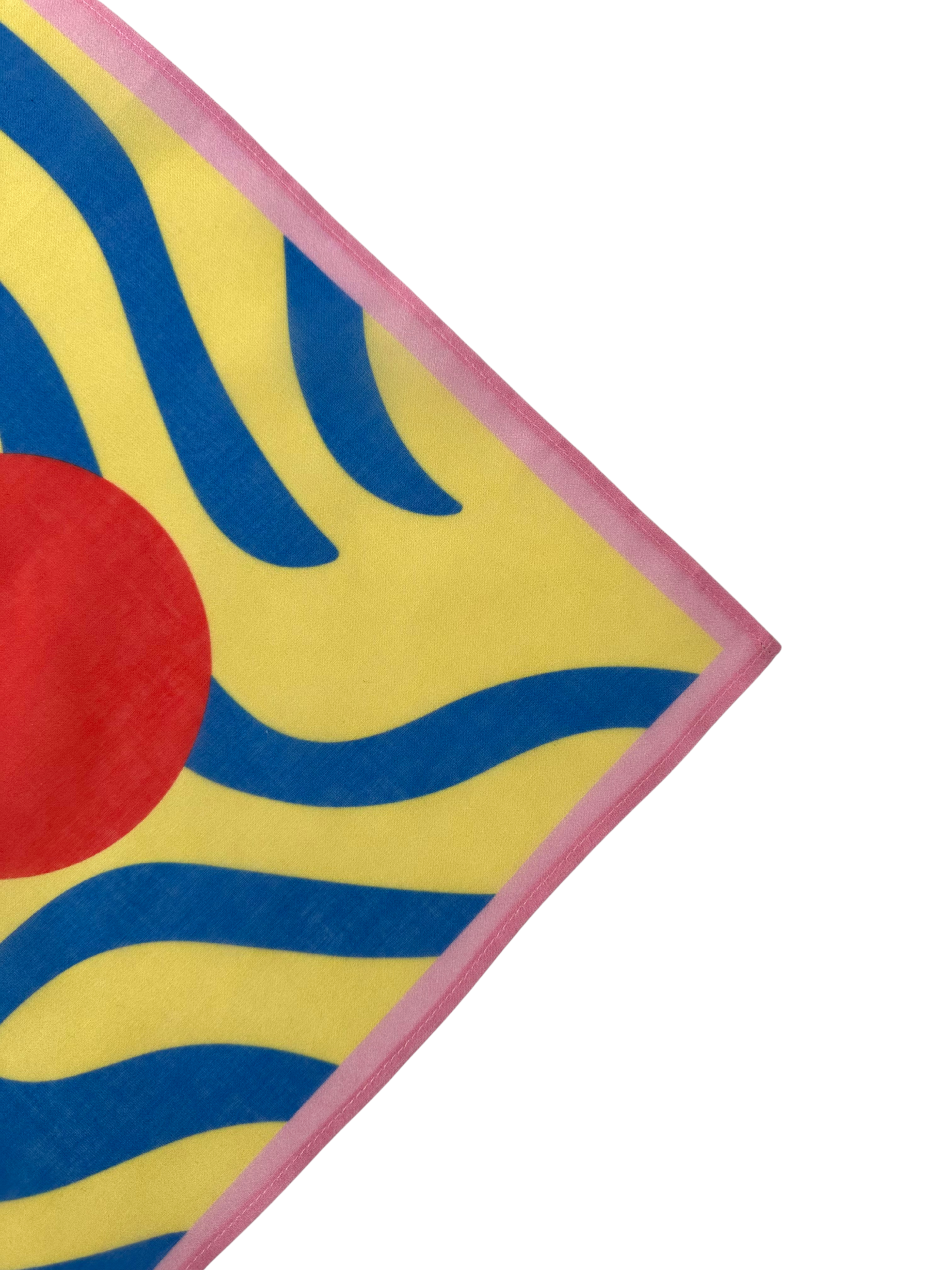 Kids Bandana - Tiger stristrastripes. yellow