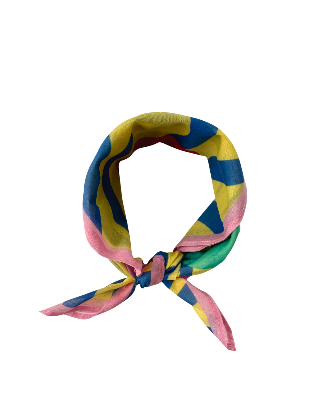 Kids Bandana - Tiger stristrastripes. yellow