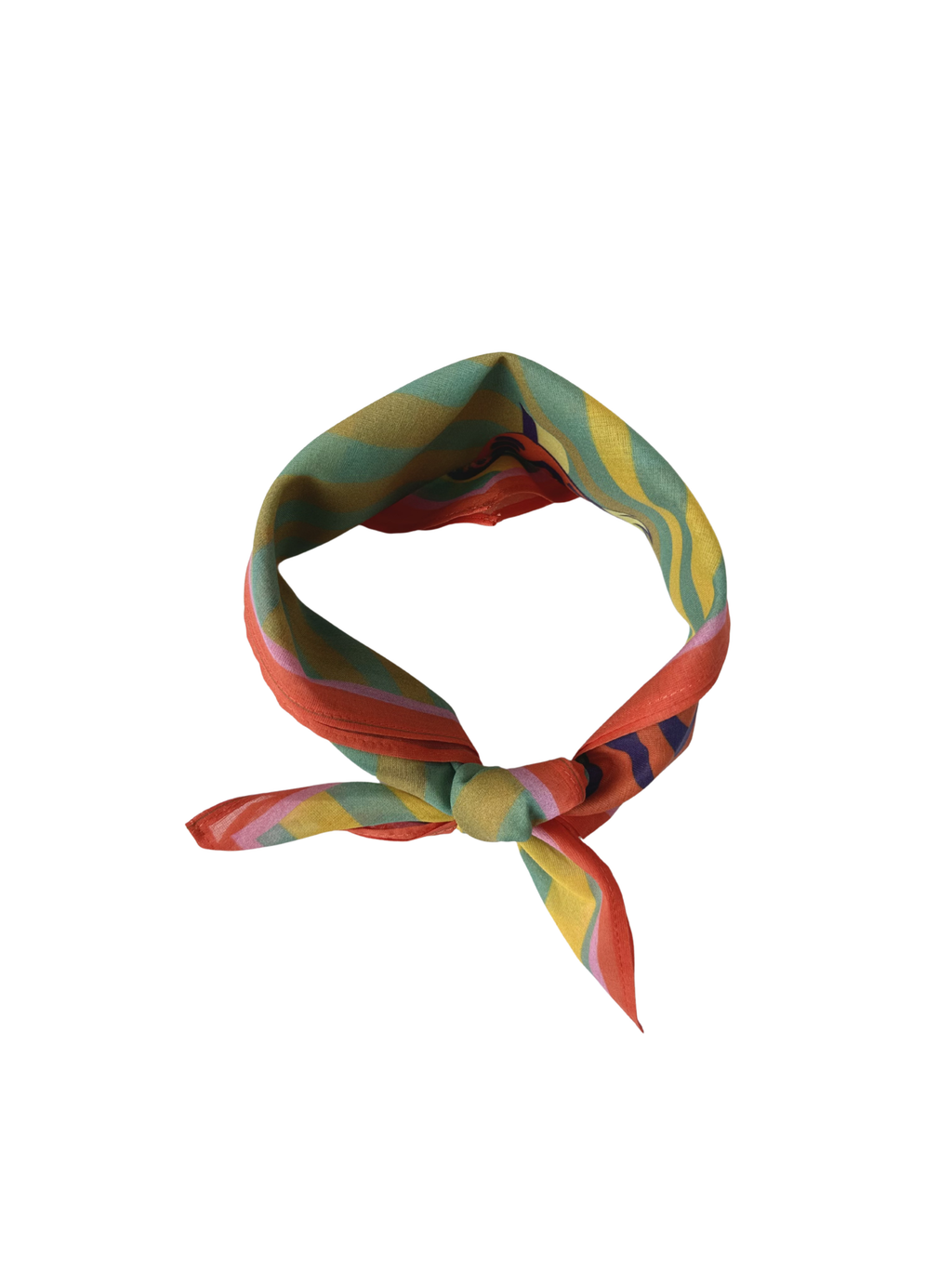 Kids Bandana - Tiger Pact. green/yellow