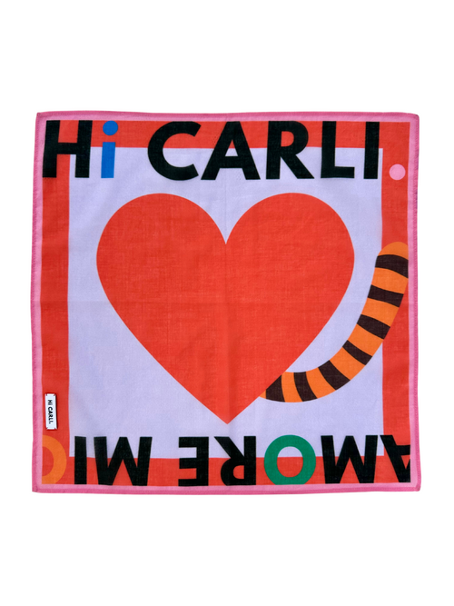 Kids Bandana - Amore mio. lila