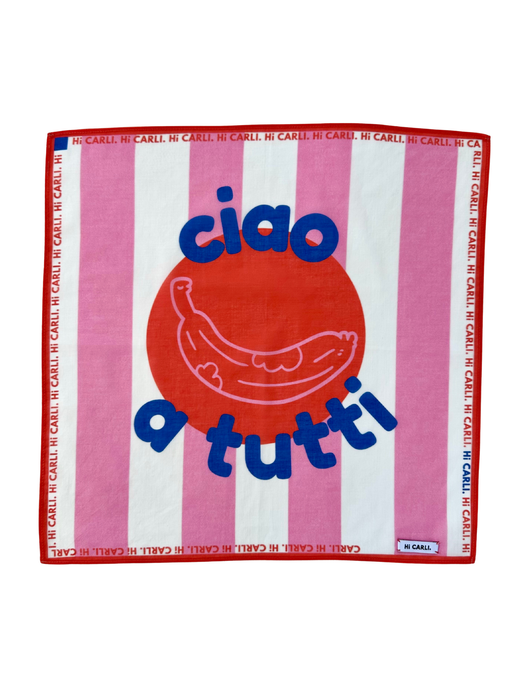 Kids Bandana - Ciao a tutti. pink