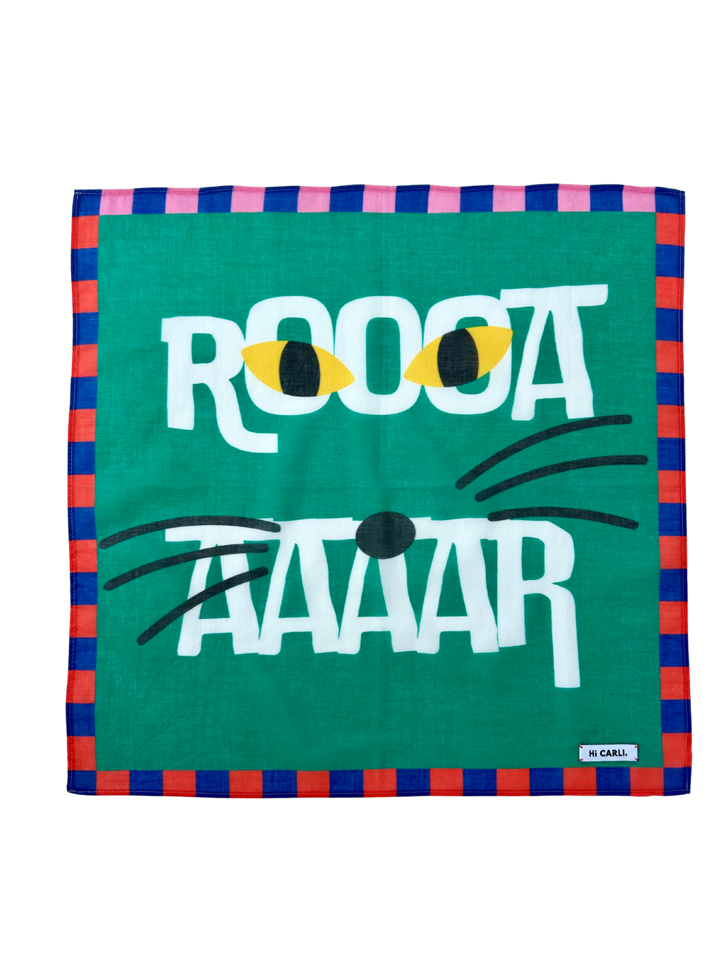 Kids Bandana - ROOOAAAAAR. green
