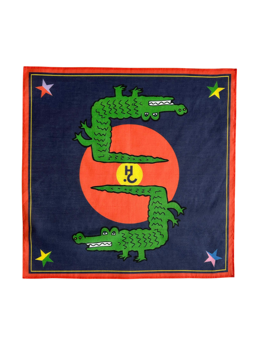 Kids Bandana - Kroko Dance. blue