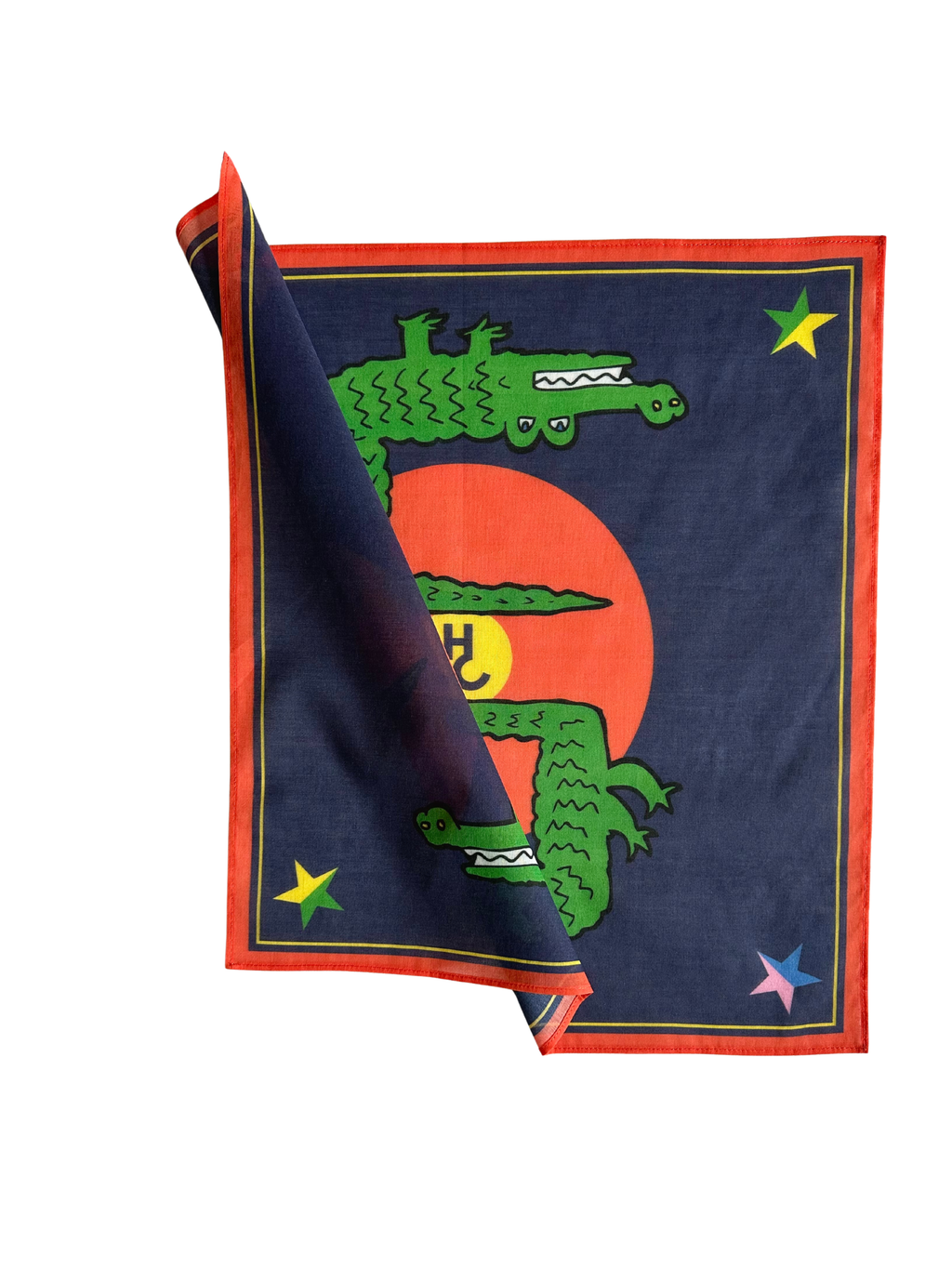 Kids Bandana - Kroko Dance. blue